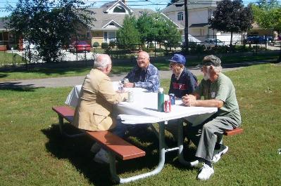 Ralph Bruett. Bill Rowe, Frank Ambrogio, Larry
                (B. Fox) Lorentzen
